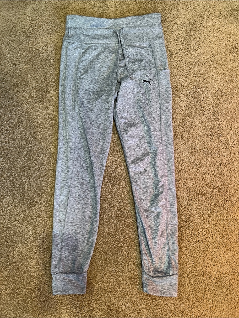 Puma Women's Gray Heather Track Joggers